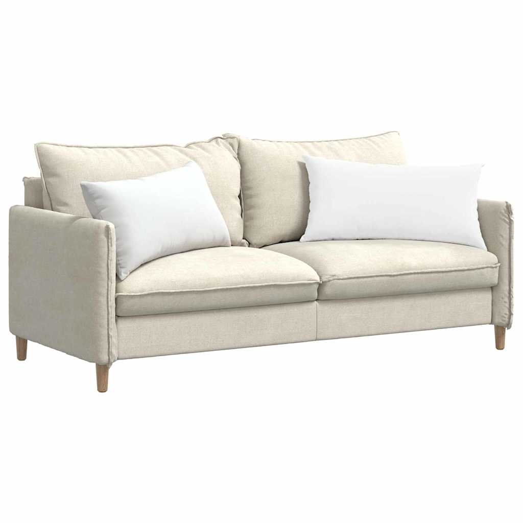 Sofa Cushions 2 pcs White 80 x 40 cm fabric