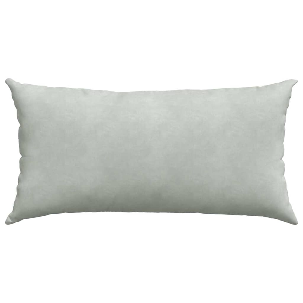 Sofa Cushions 2 pcs Light grey 80 x 40 cm