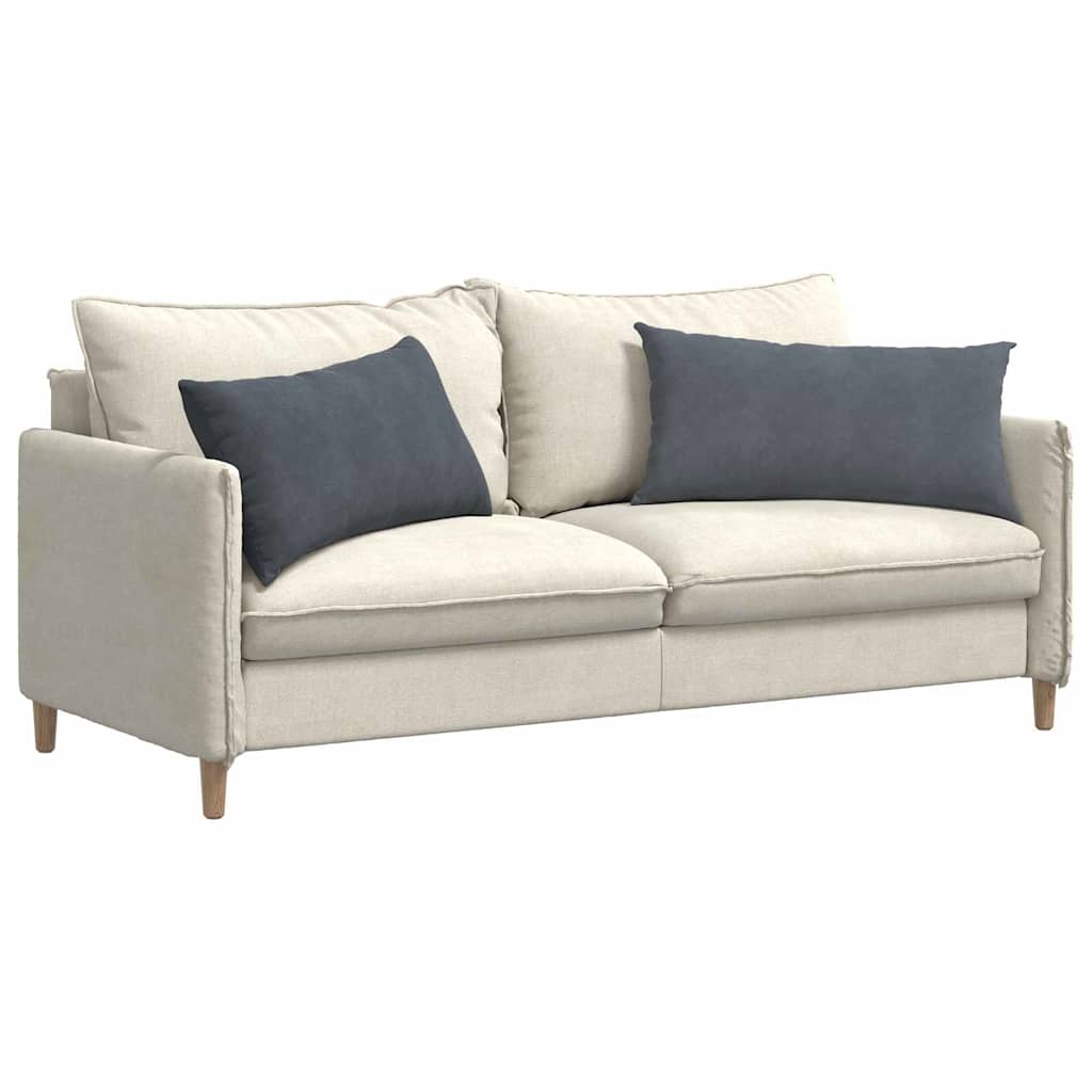 Sofa Pillows 2 pcs Dark Grey 80 x 40 cm Corduroy Fabric