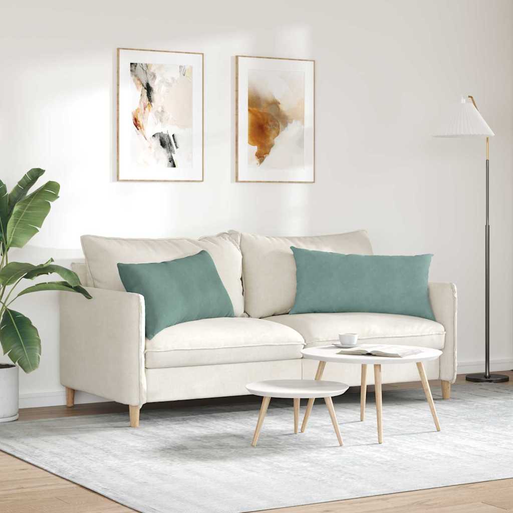 Sofa Pillows 2 pcs Marine Green 80 x 40 cm Cordura Fabric