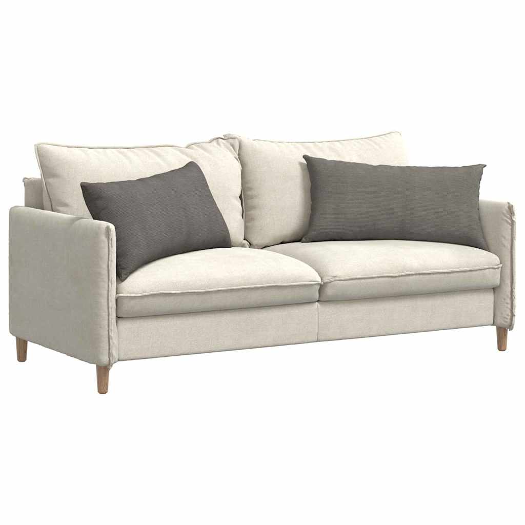 Sofa Pagalvės 2 pcs Šviesiai pilka 80 x 40 cm
