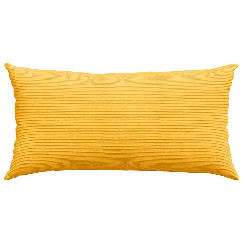 Sofa Pagalvės 2 pcs Šviesi geltona 80 x 40 cm