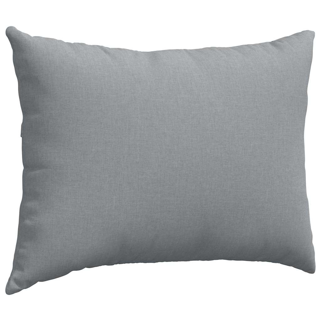 Sofa Pagalvės 2 pcs Šviesiai pilka 70 x 50 cm audinys