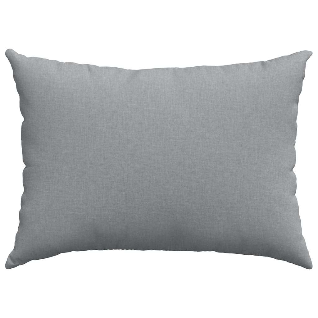Sofa Pagalvės 2 pcs Šviesiai pilka 70 x 50 cm audinys