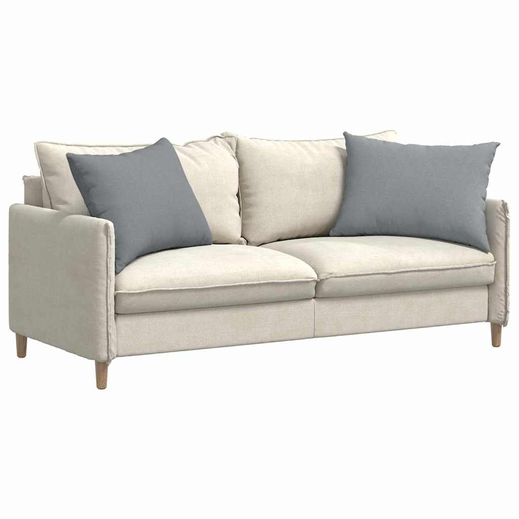Sofa Pagalvės 2 pcs Šviesiai pilka 70 x 50 cm audinys
