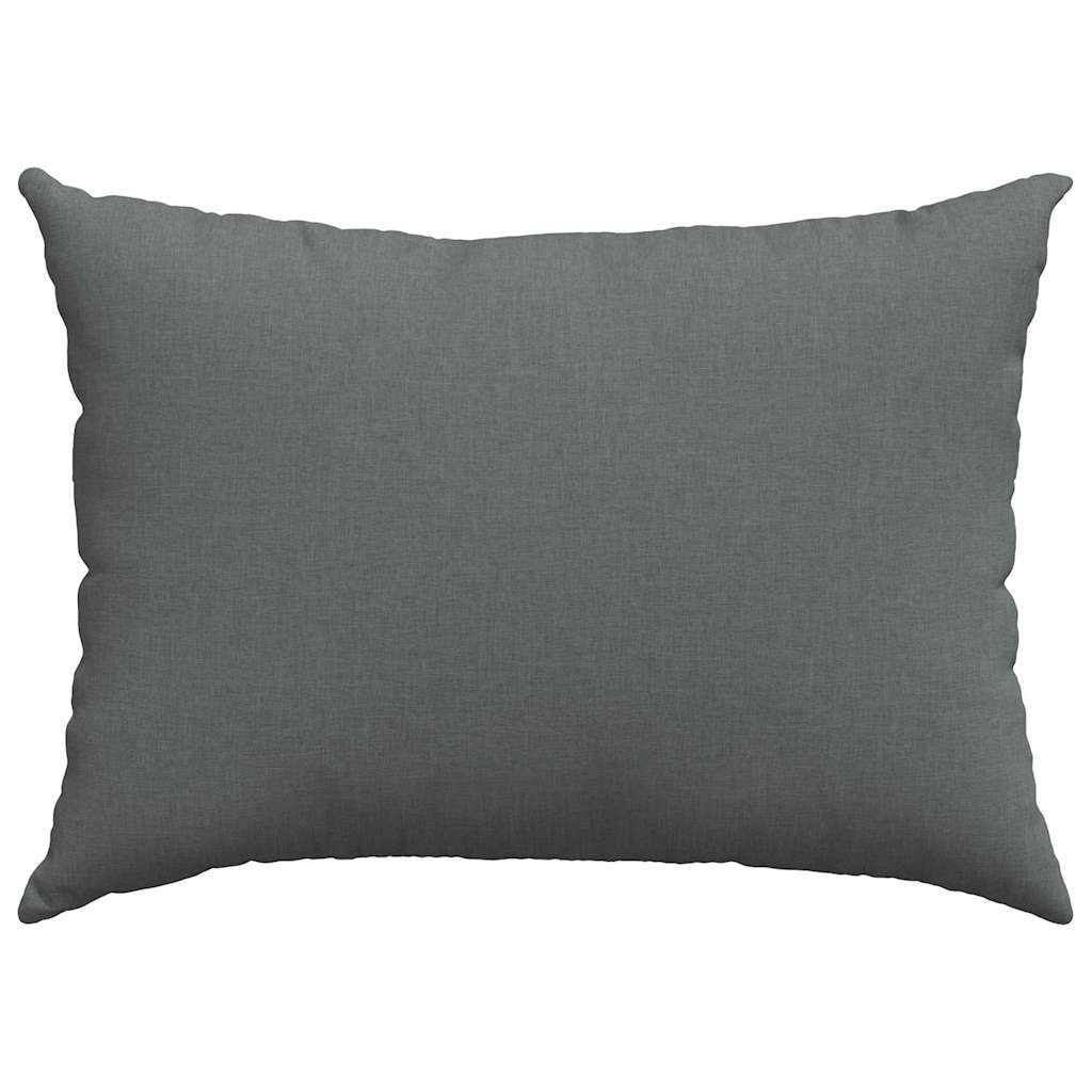 Sofa Pagalvės 2 pcs Tamsiai pilka 70 x 50 cm audinys