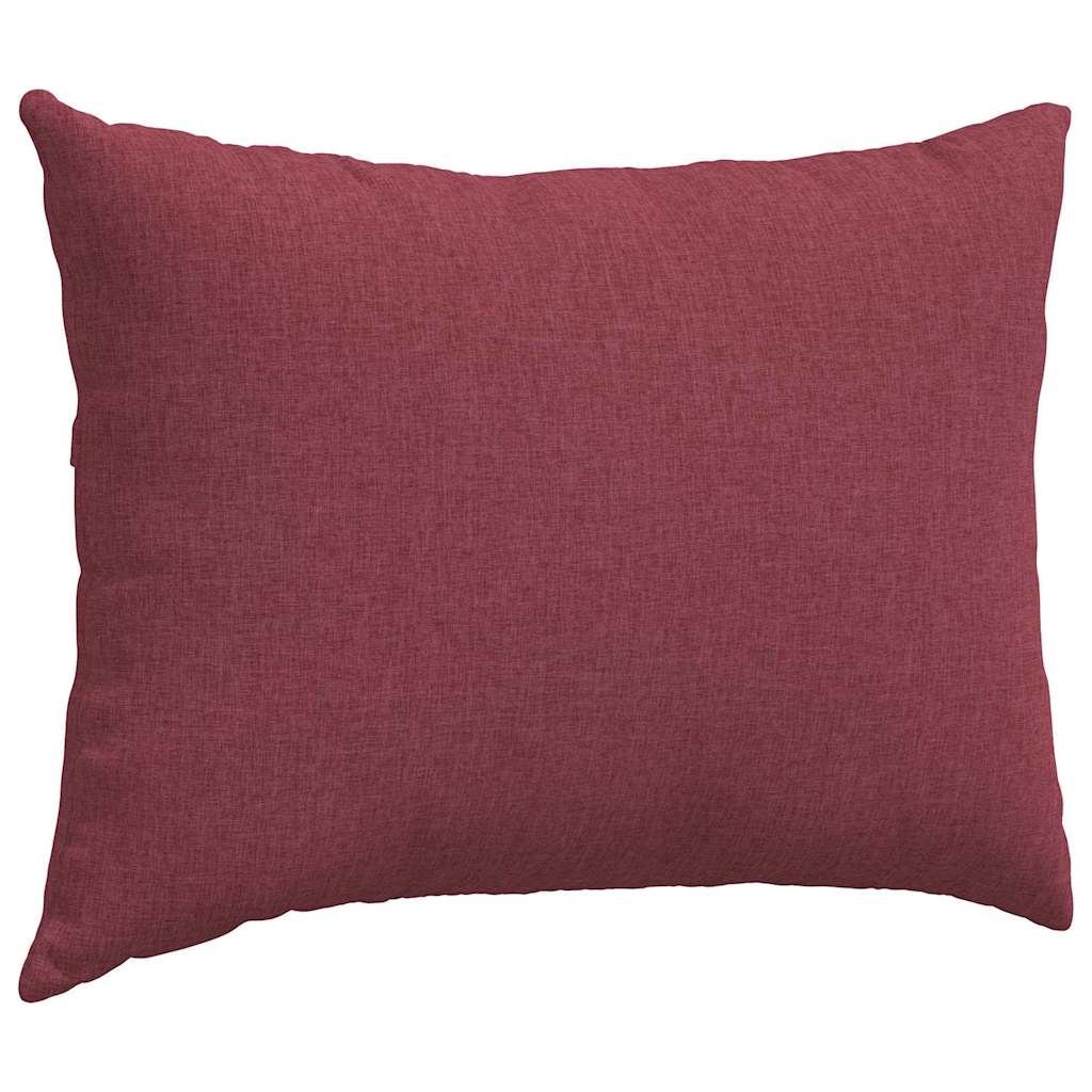 Sofa Pagalvės 2 pcs Vyno raudona 70 x 50 cm audinys
