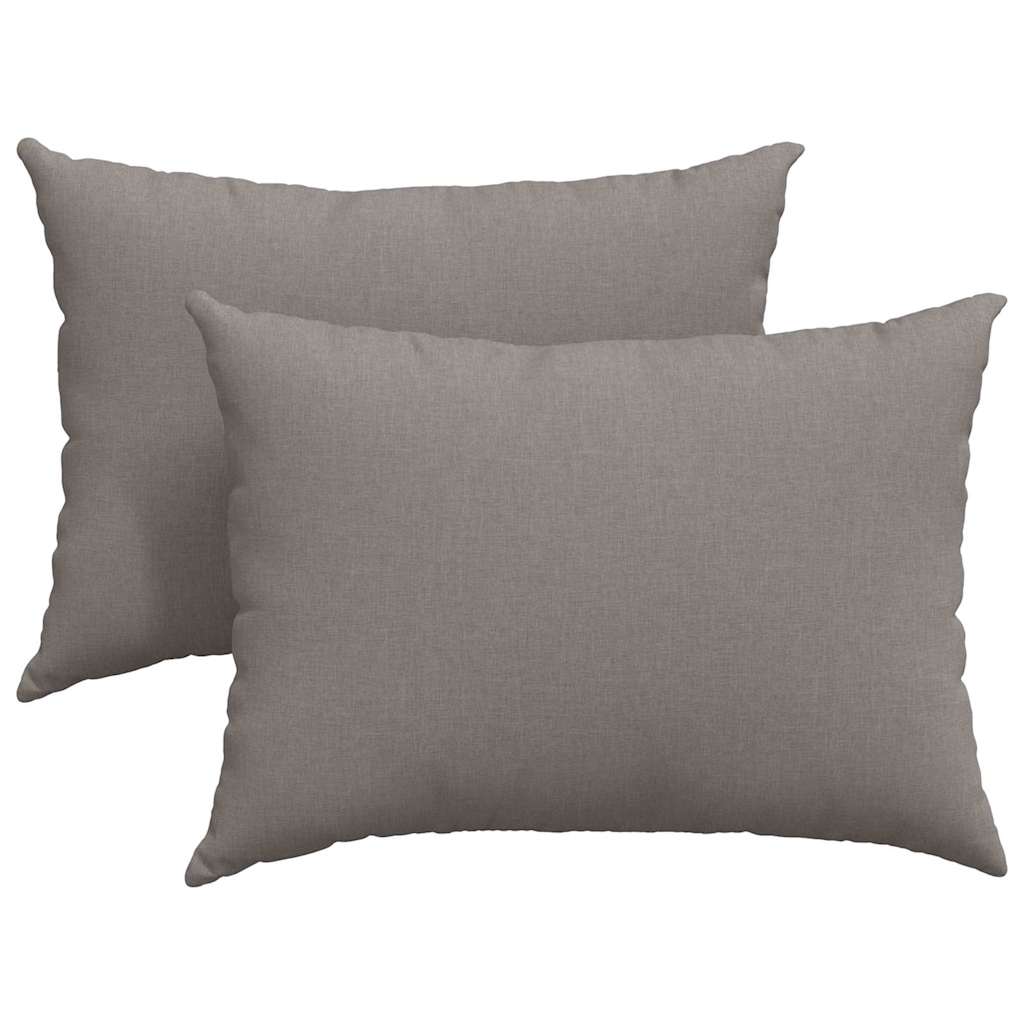 Sofa Pagalvės 2 pcs Taupe 70 x 50 cm audinys