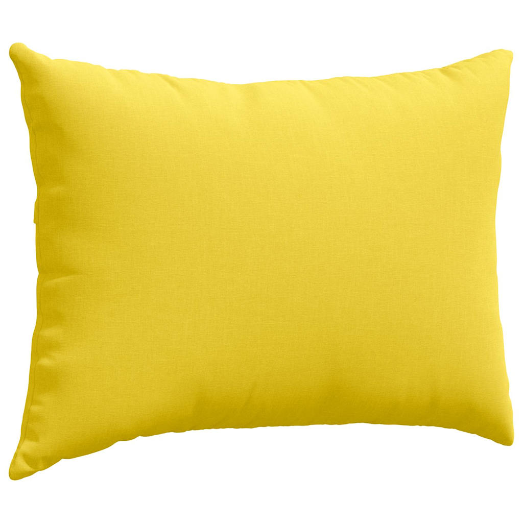 Sofa Pagalvės 2 pcs Šviesi geltona 70 x 50 cm audinys