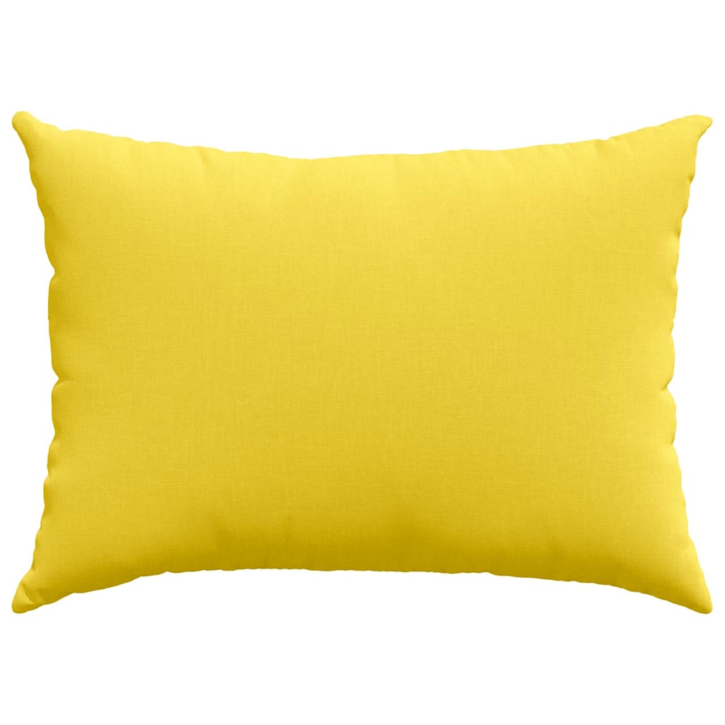 Sofa Pagalvės 2 pcs Šviesi geltona 70 x 50 cm audinys
