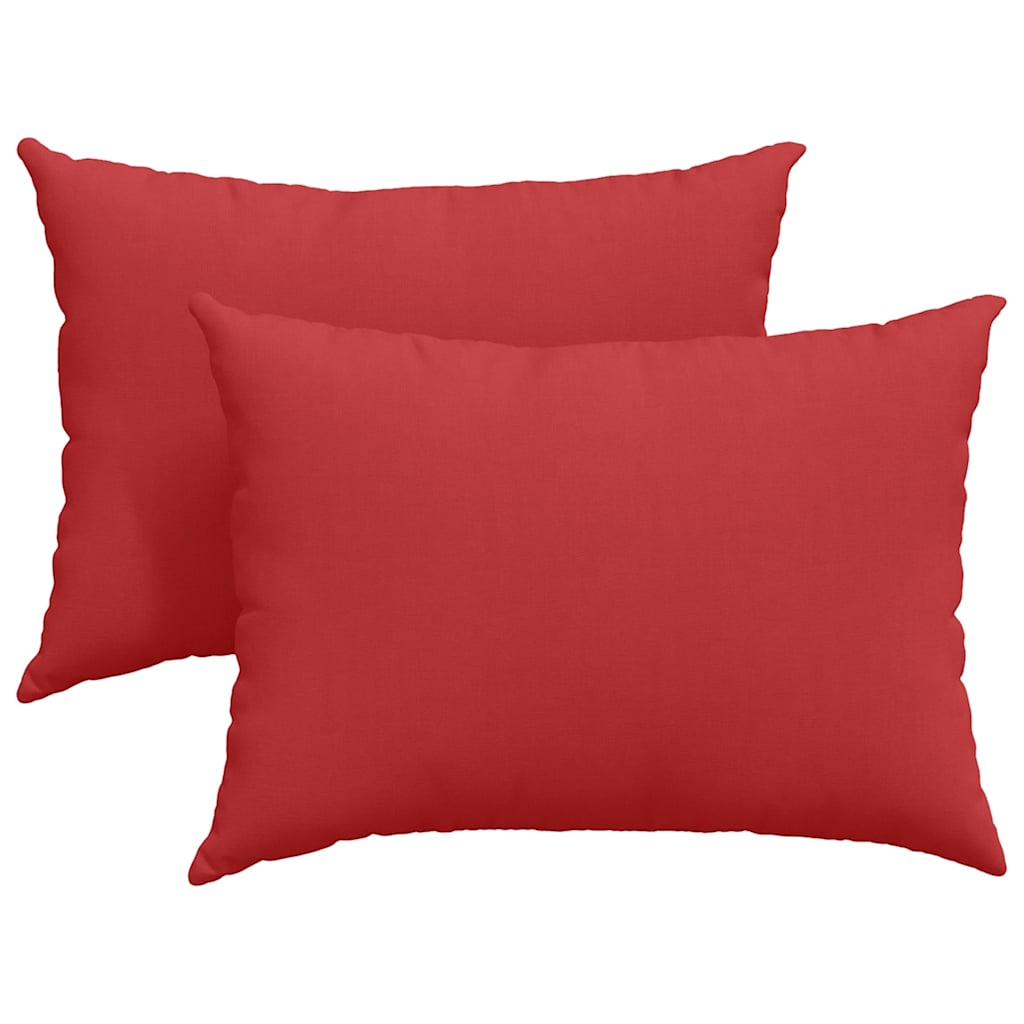 Sofa Pagalvės 2 pcs Raudona 70 x 50 cm audinys