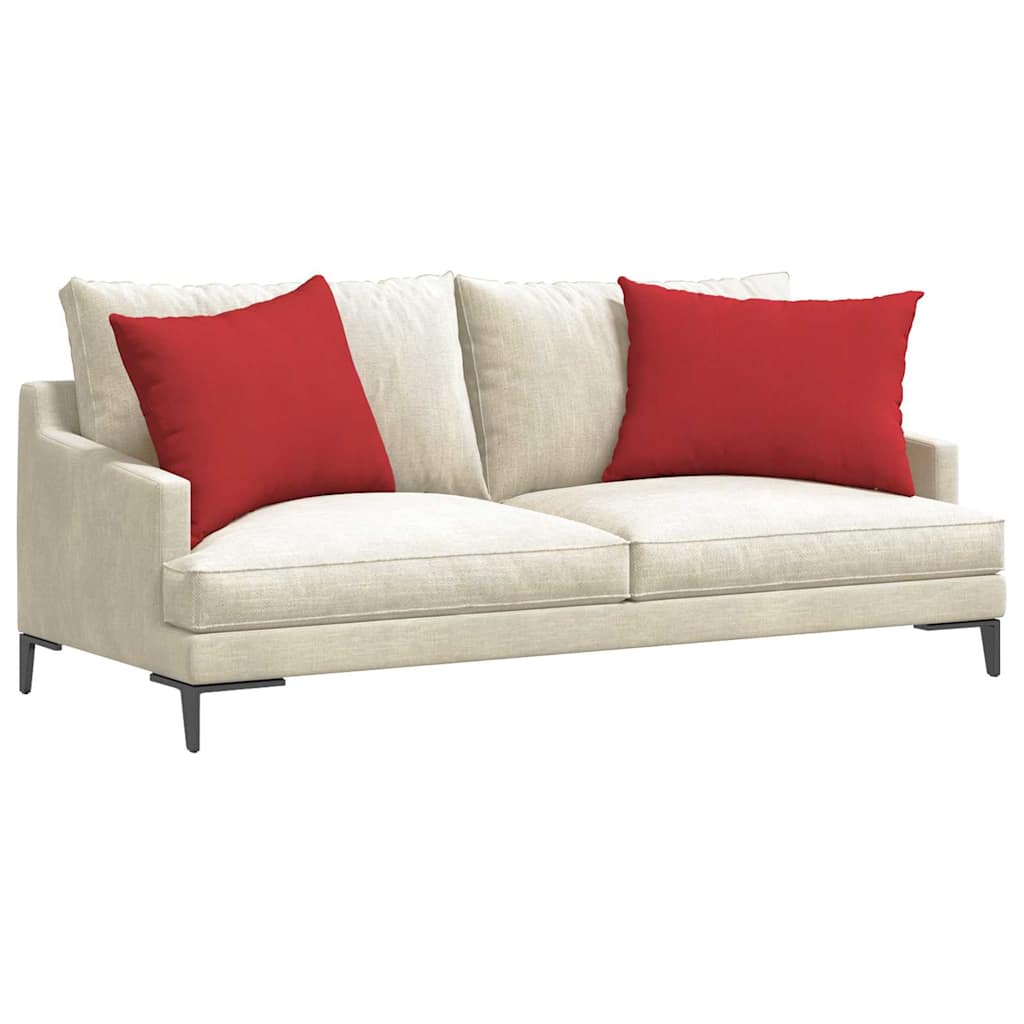 Sofa Pagalvės 2 pcs Raudona 70 x 50 cm audinys