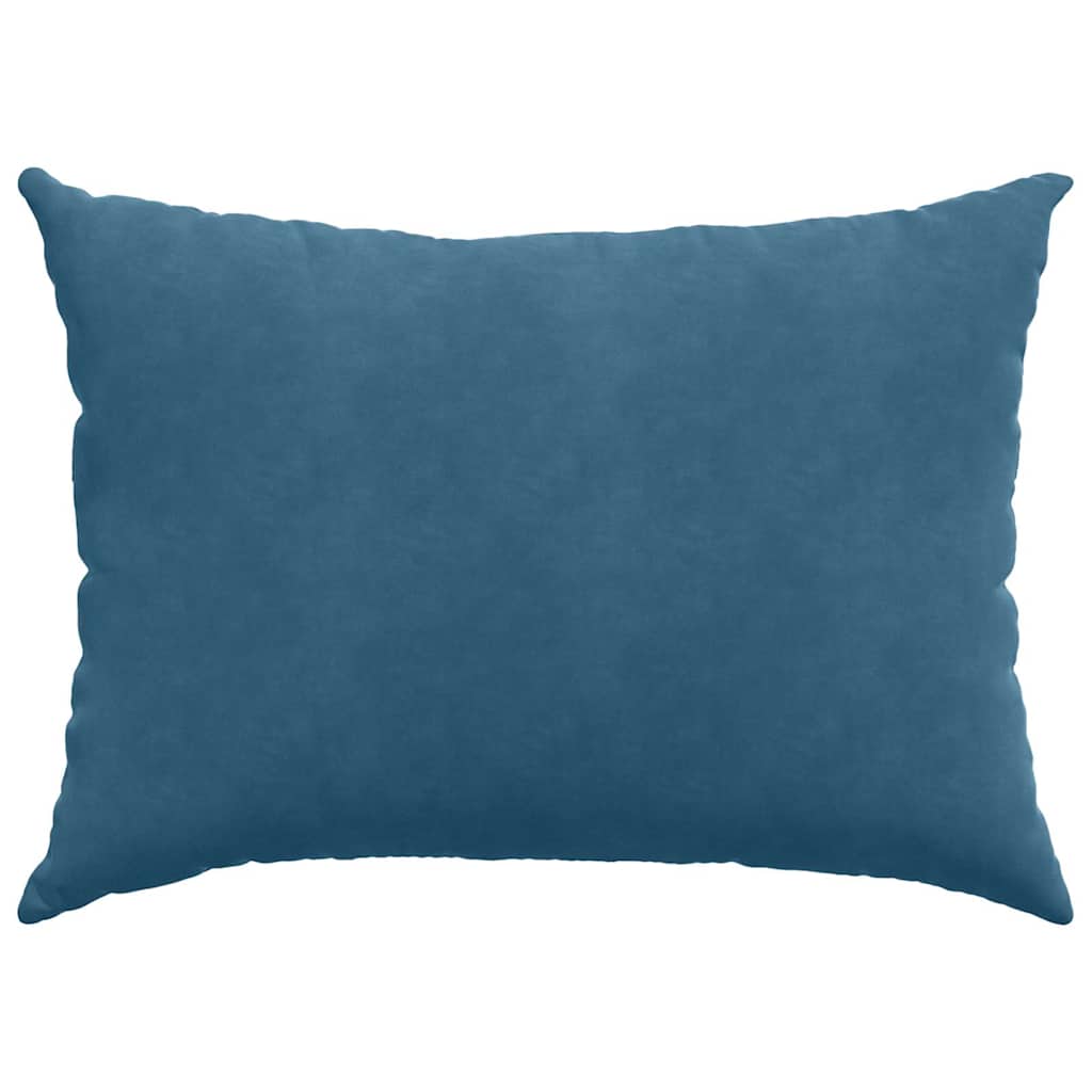 Sofa Cushions 2 pcs Blue 70 x 50 cm Corduroy fabric