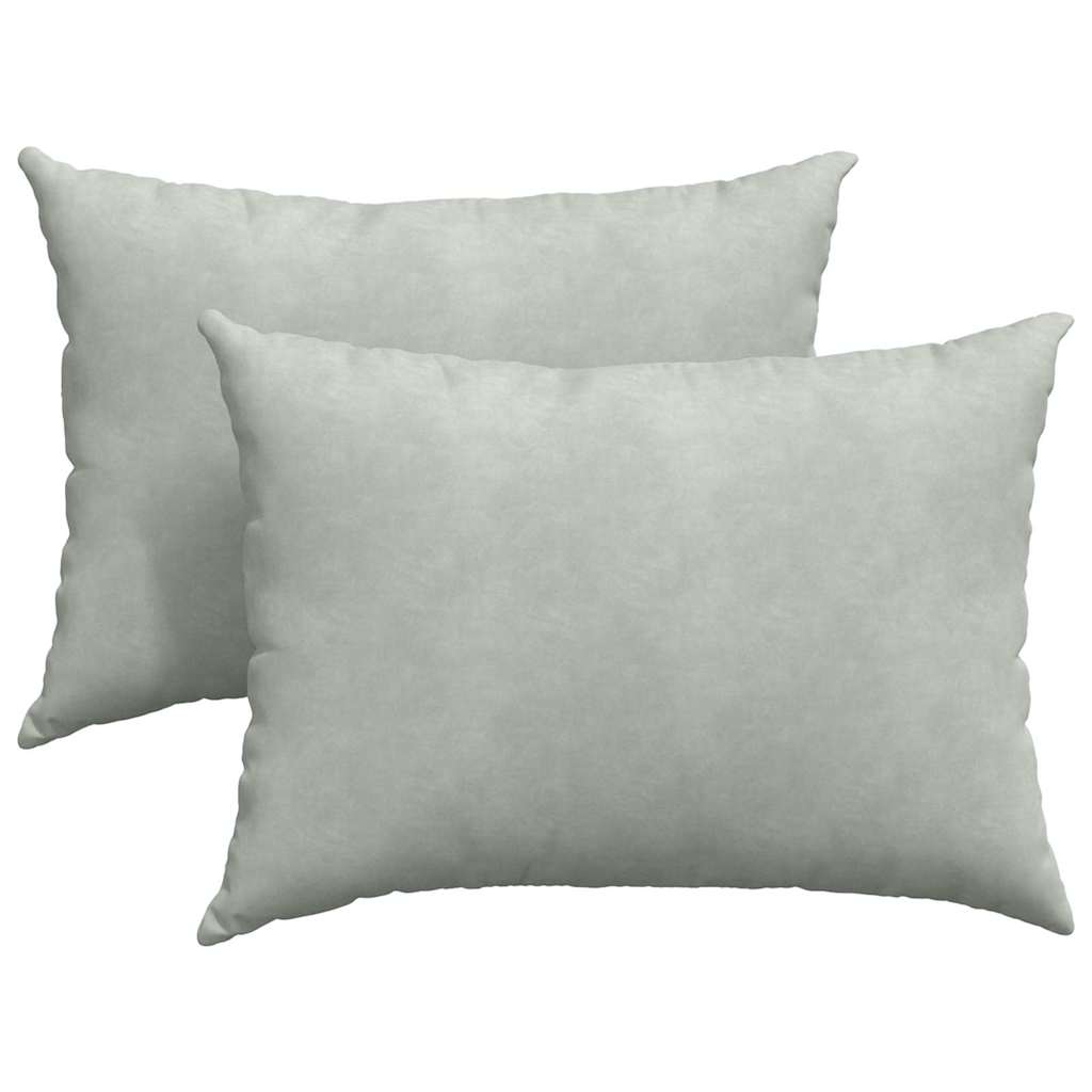 Sofa Pagalvės 2 pcs Šviesiai pilka 70 x 50 cm