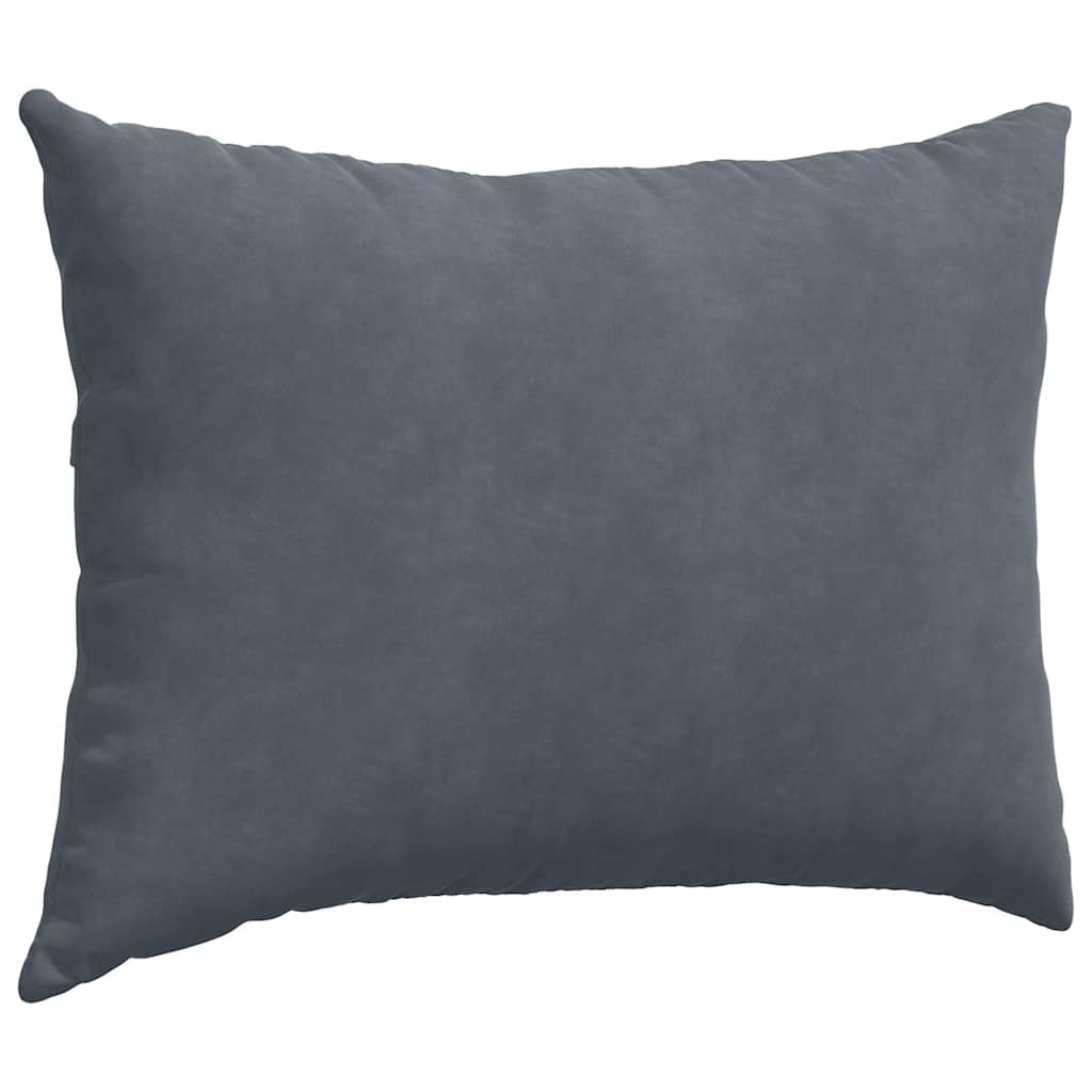 Sofa Cushions 2 pcs Dark Grey 70 x 50 cm Corduroy