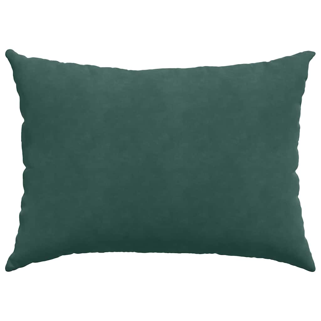 Sofa Pagalvės 2 pcs Tamsiai žalia 70 x 50 cm Kordūrinis audinys