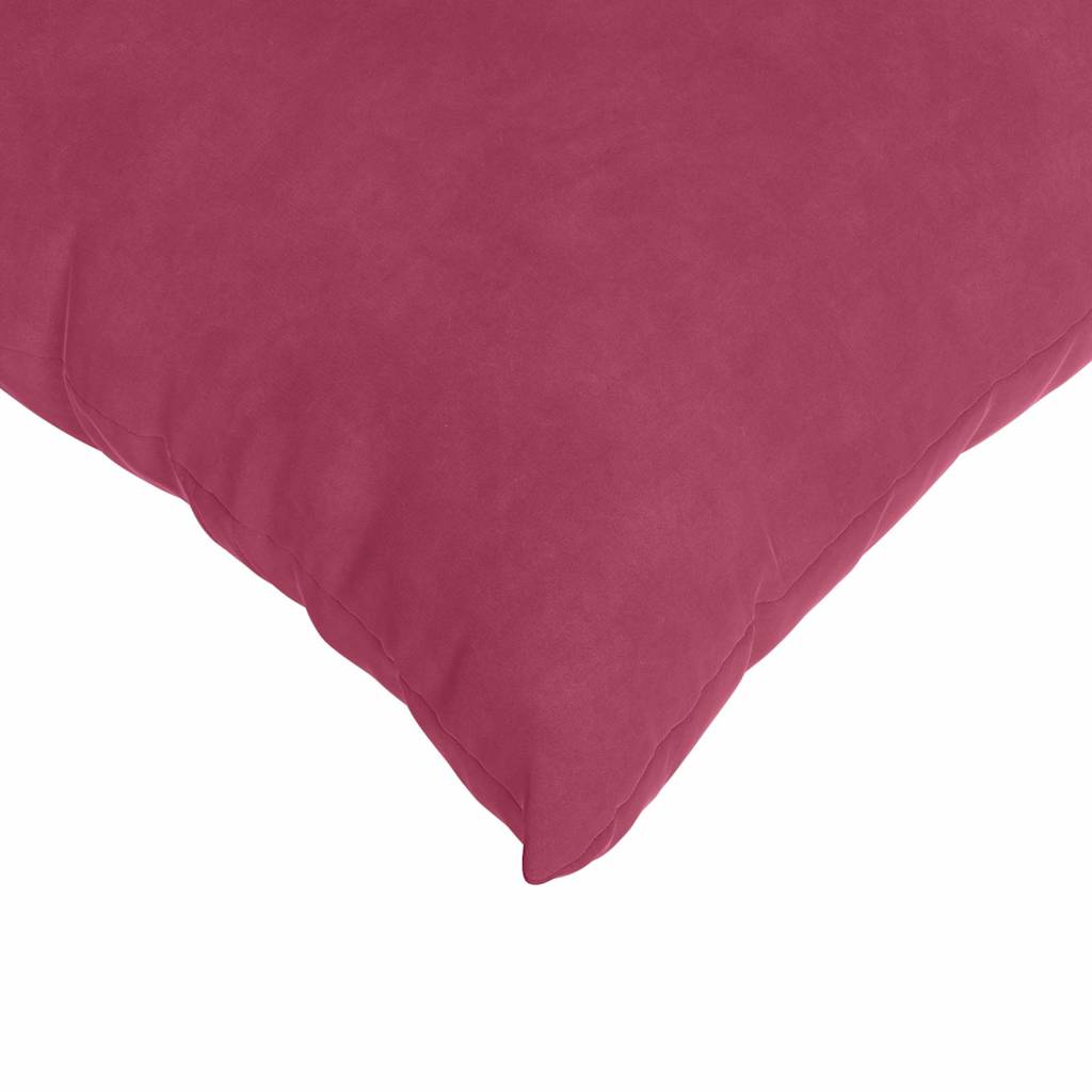 Sofa Pagalvės 2 pcs Vyno raudona 70 x 50 cm Kordūrinis audinys
