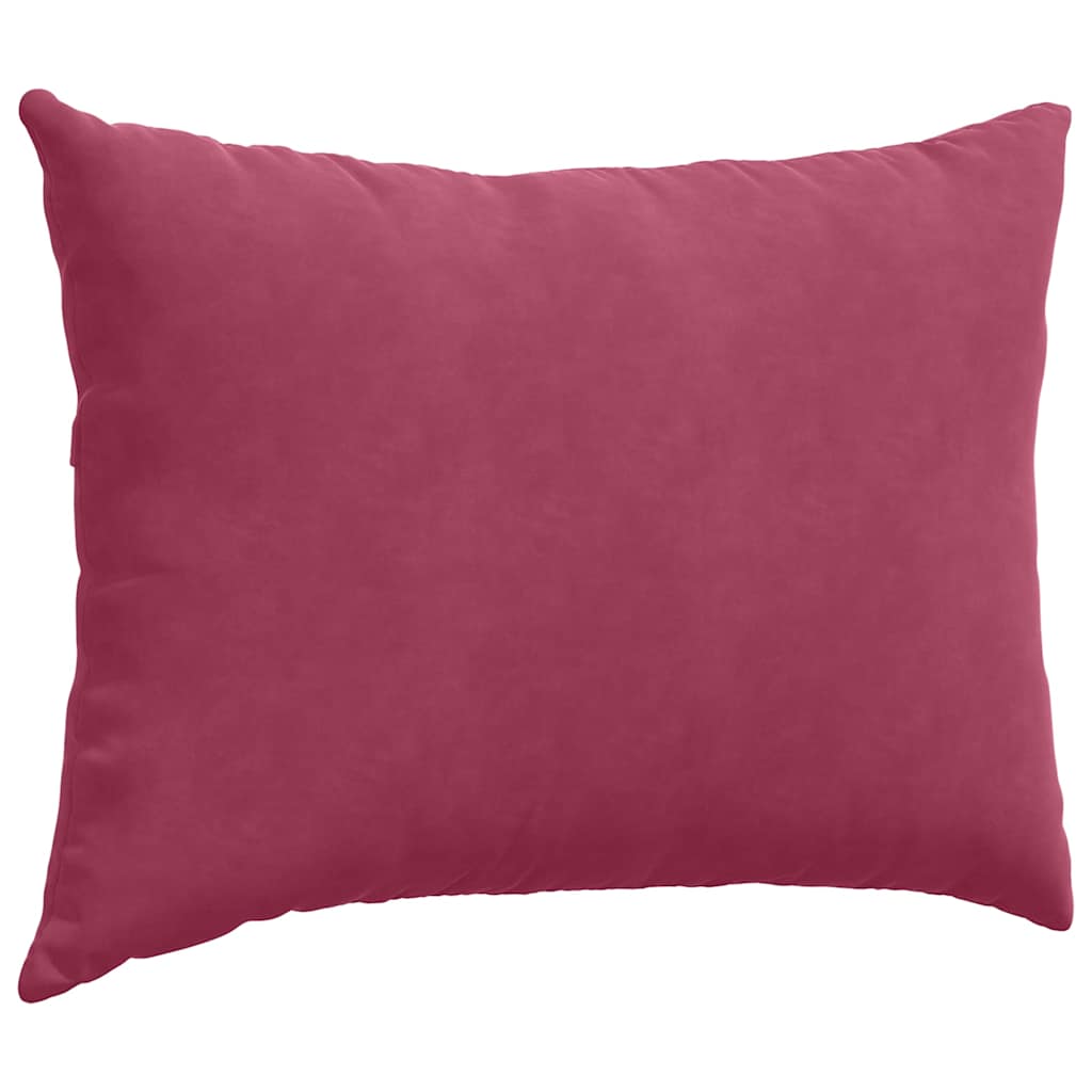 Sofa Pagalvės 2 pcs Vyno raudona 70 x 50 cm Kordūrinis audinys