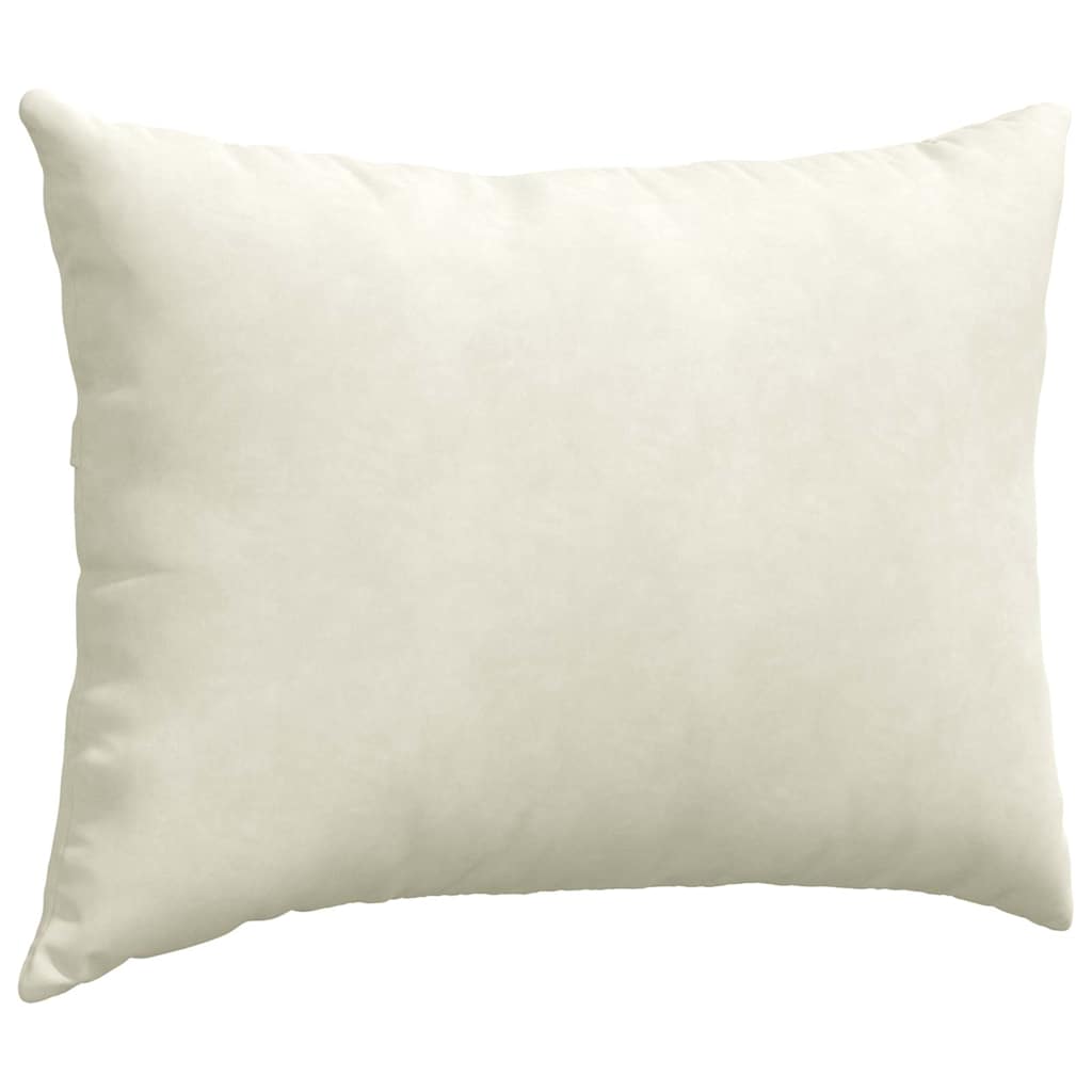 Sofa Pagalvės 2 pcs Kreminė 70 x 50 cm Kordūrinis audinys