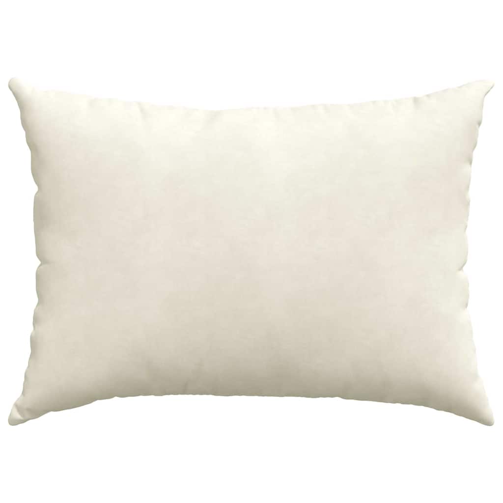 Sofa Pagalvės 2 pcs Kreminė 70 x 50 cm Kordūrinis audinys