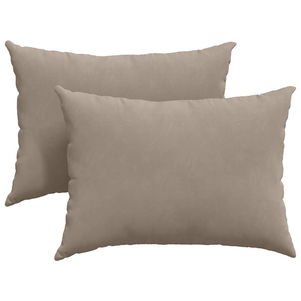 Sofa Pagalvės 2 pcs Taupe 70 x 50 cm audinys