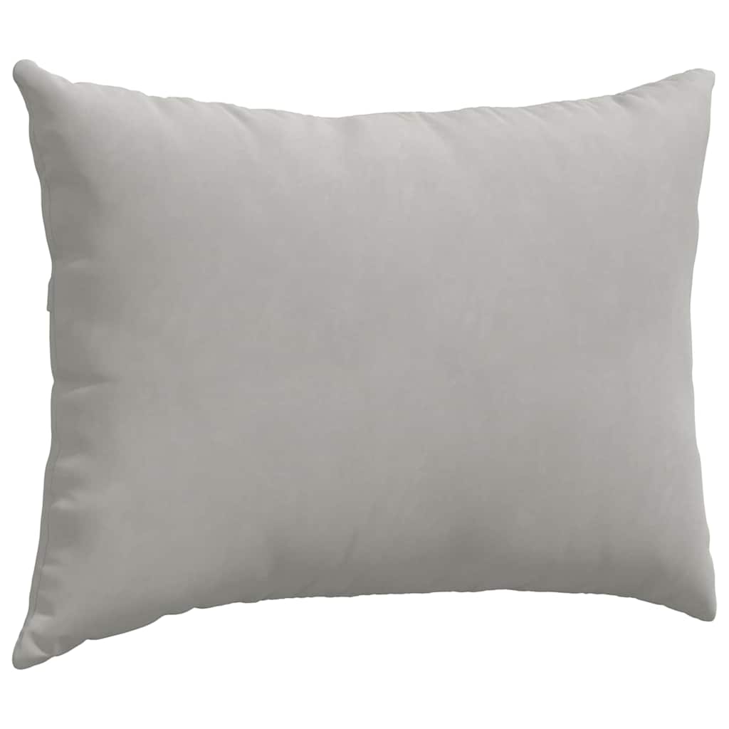 Sofa Pagalvės 2 pcs Šviesiai pilka 70 x 50 cm audinys