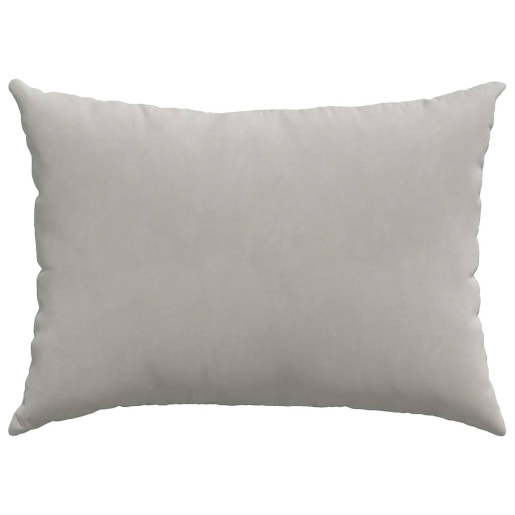 Sofa Pagalvės 2 pcs Šviesiai pilka 70 x 50 cm audinys