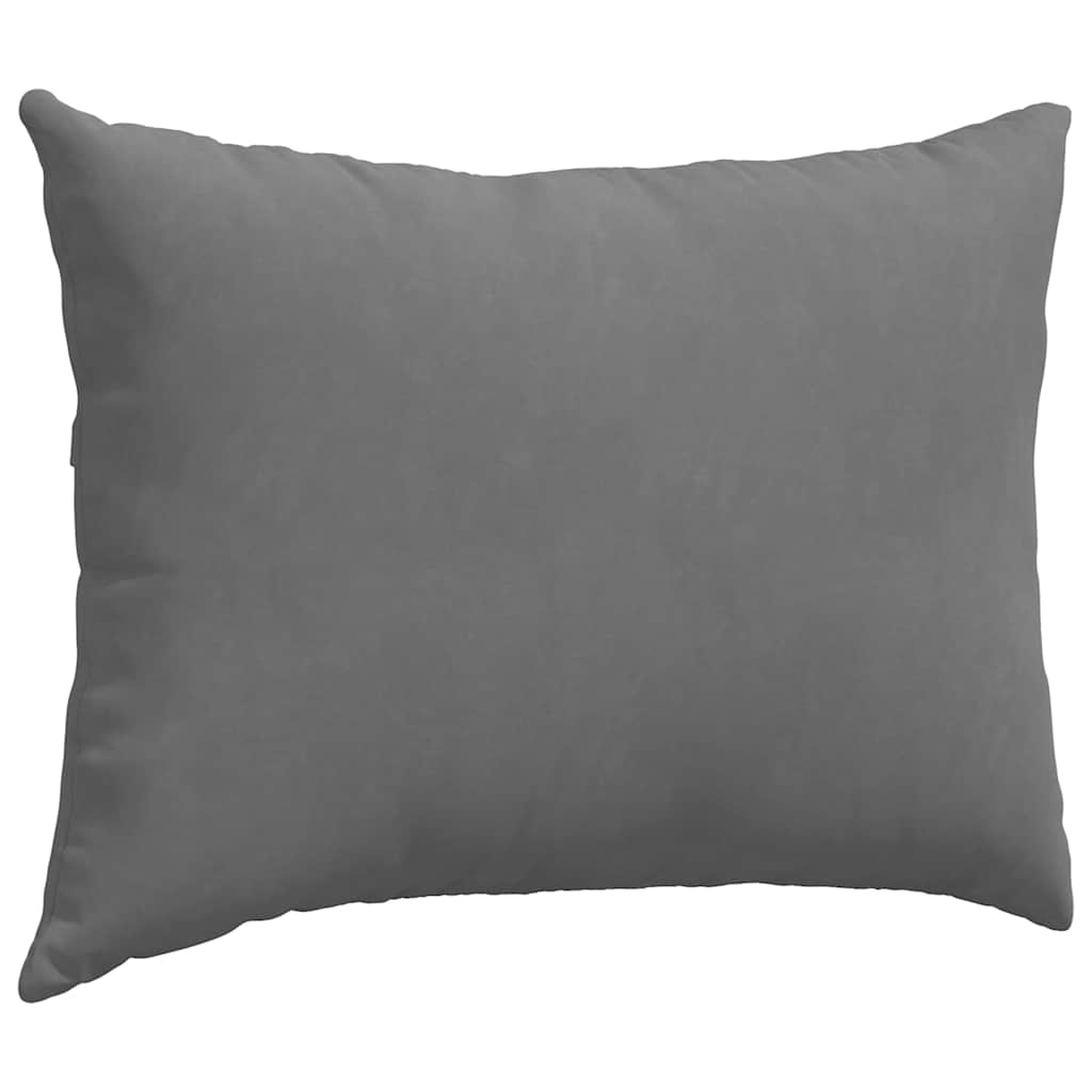 Sofa Pagalvės 2 pcs Tamsiai pilka 70 x 50 cm audinys
