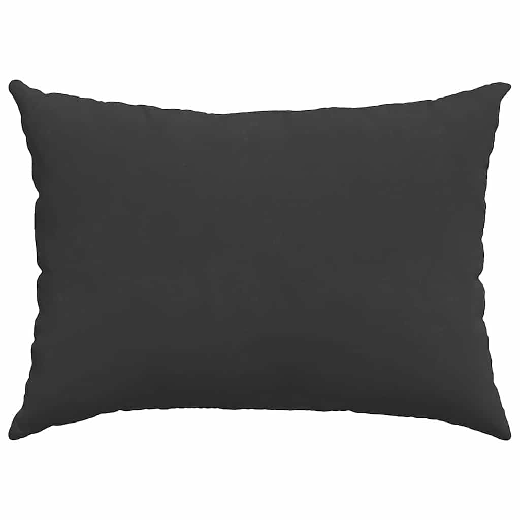 Sofa Pagalvės 2 pcs Juoda 70 x 50 cm audinys