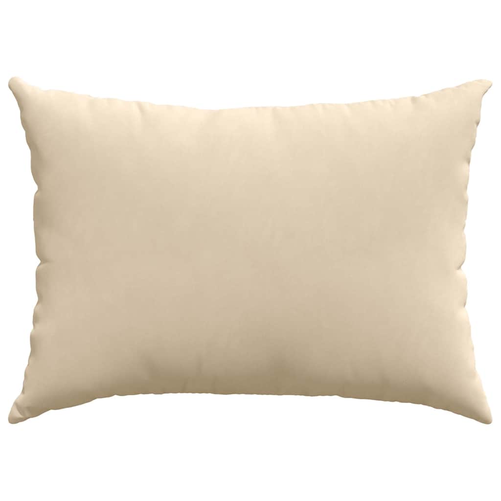 Sofa Pagalvės 2 pcs Kreminė 70 x 50 cm audinys