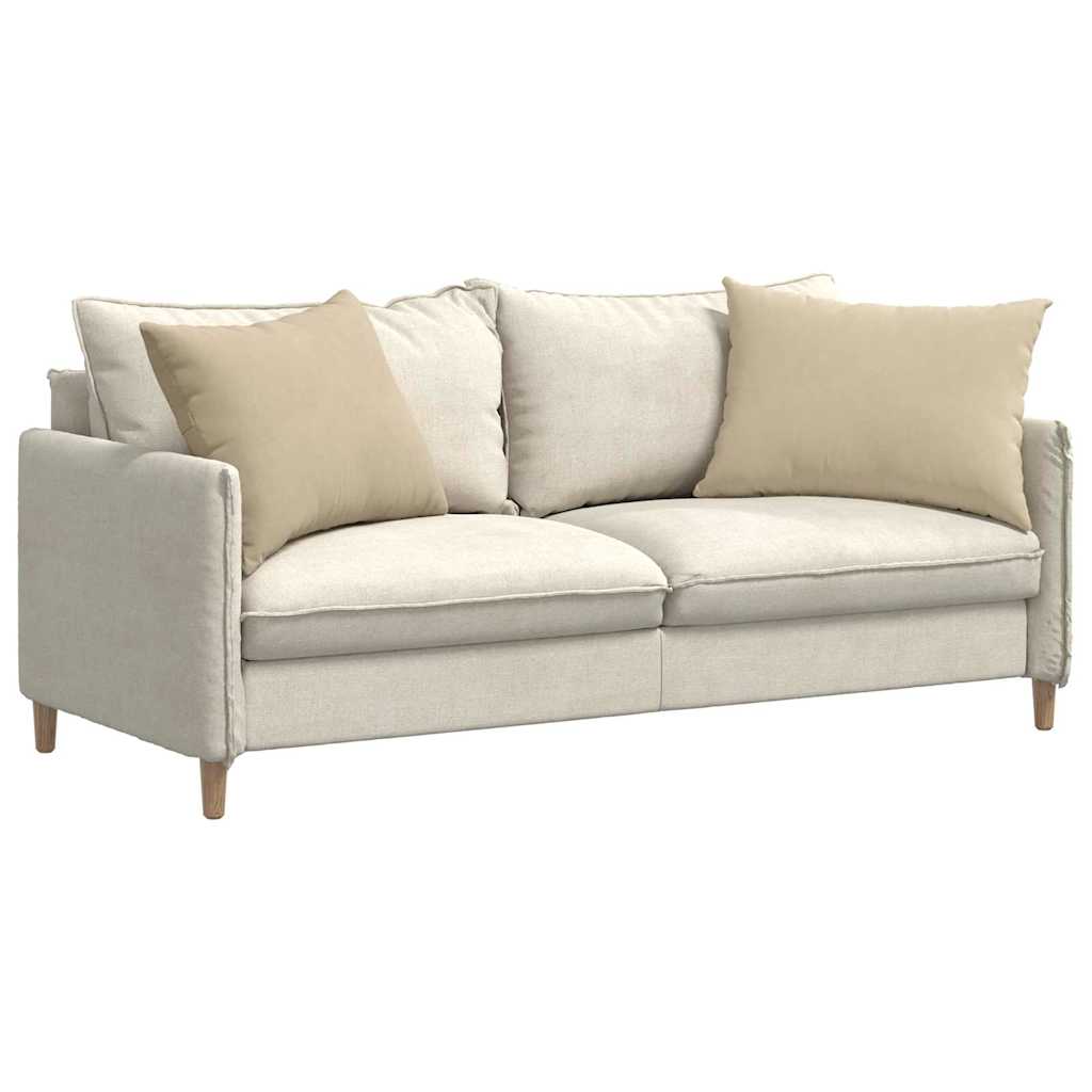 Sofa Pagalvės 2 pcs Kreminė 70 x 50 cm audinys
