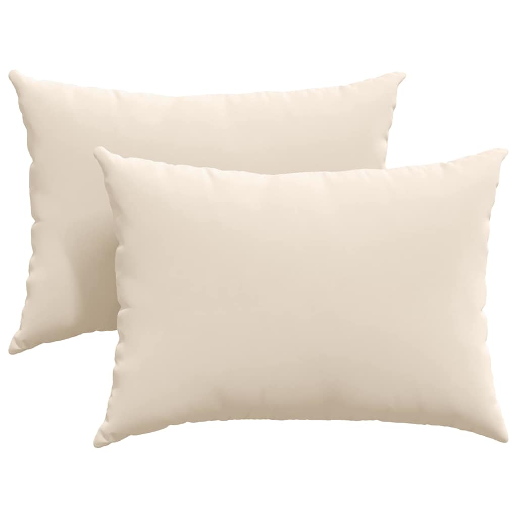 Sofa Pagalvės 2 pcs Smėlio 70 x 50 cm audinys
