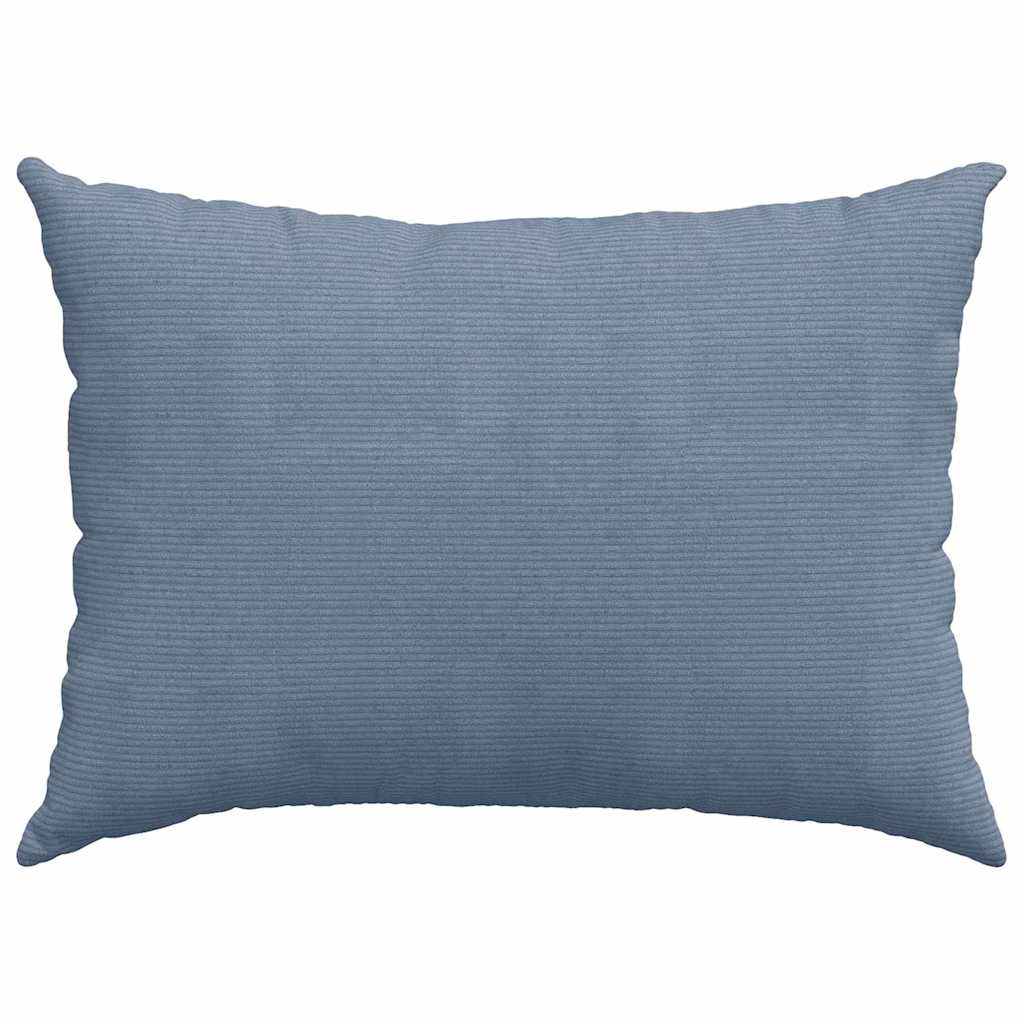 Sofa Pagalvės 2 pcs Mėlyna 70 x 50 cm Kordūrinis audinys