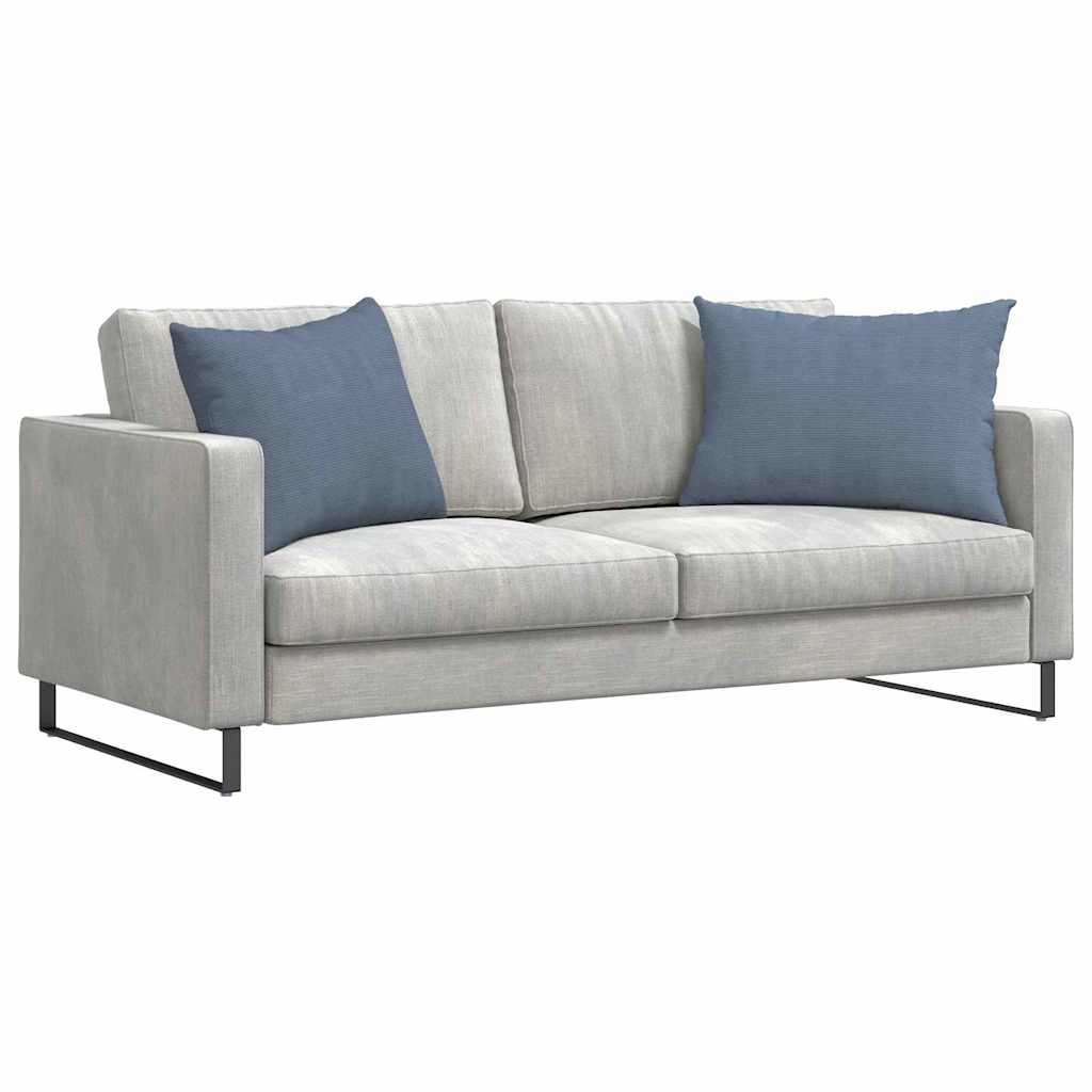 Sofa Pagalvės 2 pcs Mėlyna 70 x 50 cm Kordūrinis audinys