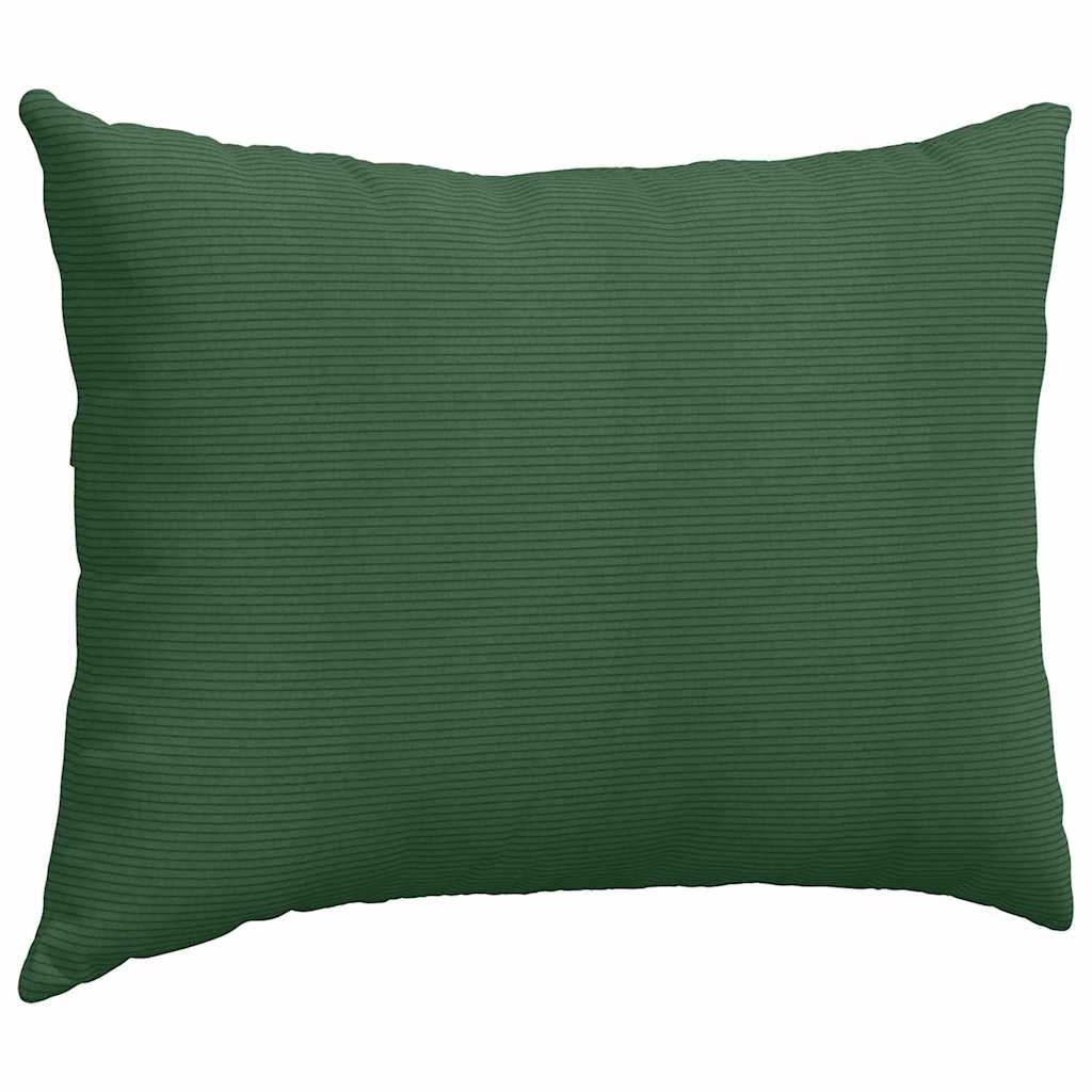 Sofa Pagalvės 2 pcs Tamsiai žalia 70 x 50 cm Kordūrinis audinys
