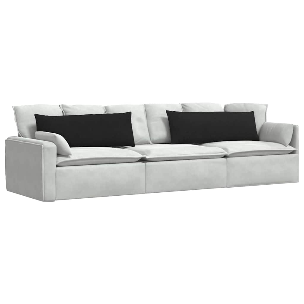 Sofa Pagalvės 2 pcs Juoda 120 x 40 cm audinys