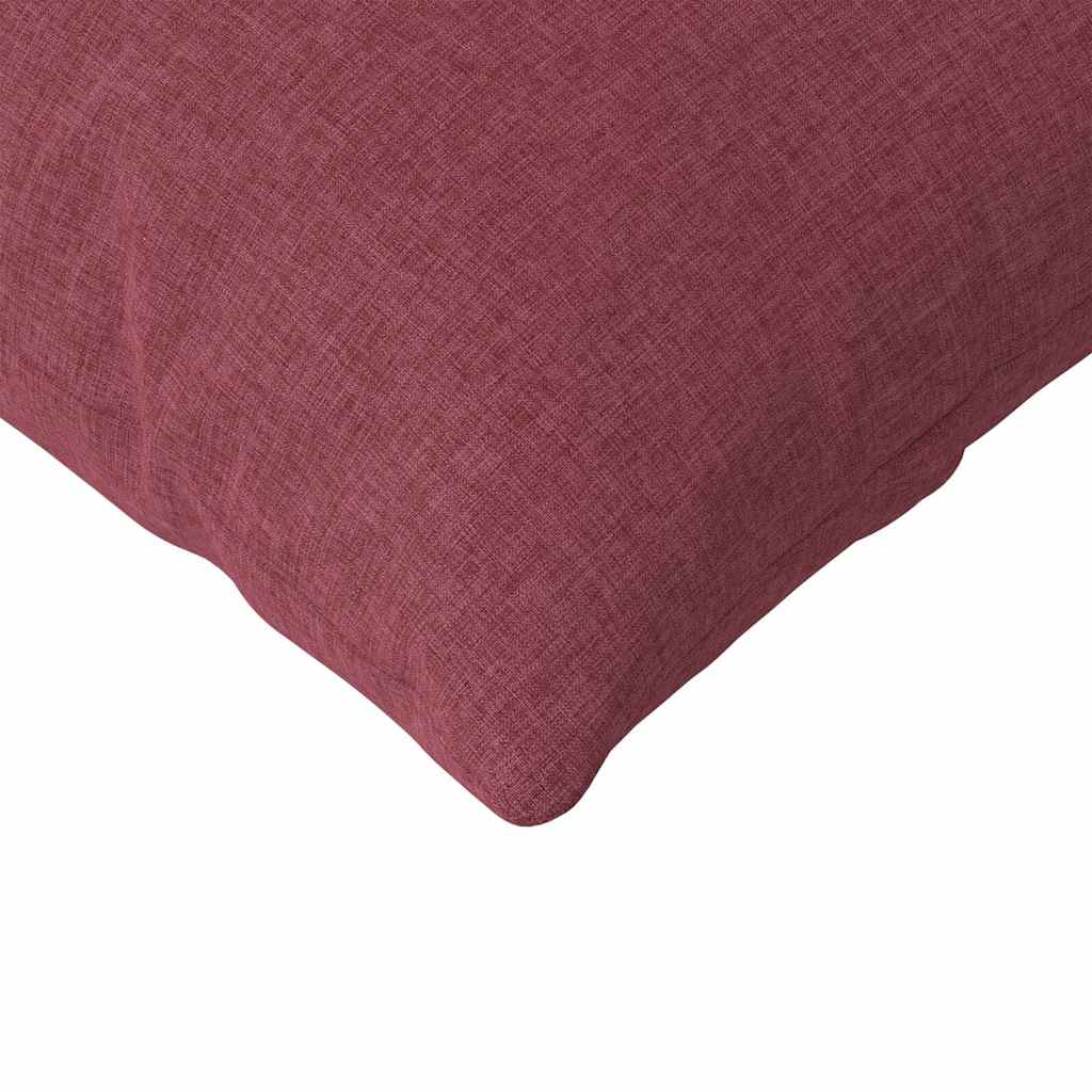 Sofa Cushions 2 pcs Wine red 120 x 40 cm fabric