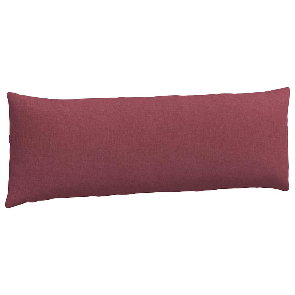 Sofa Cushions 2 pcs Wine red 120 x 40 cm fabric
