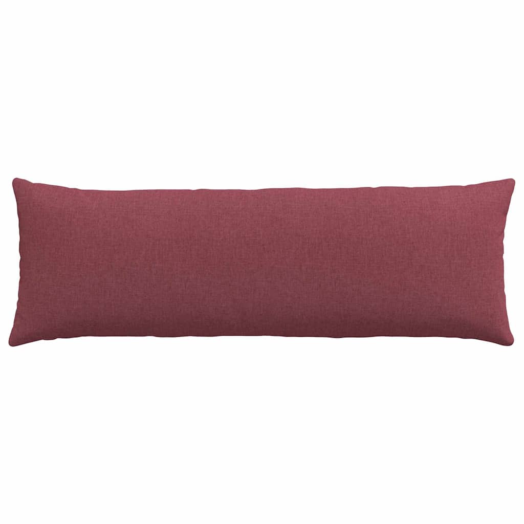 Sofa Cushions 2 pcs Wine red 120 x 40 cm fabric