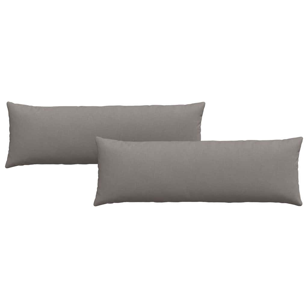 Sofa Pagalvės 2 pcs Taupe 120 x 40 cm audinys
