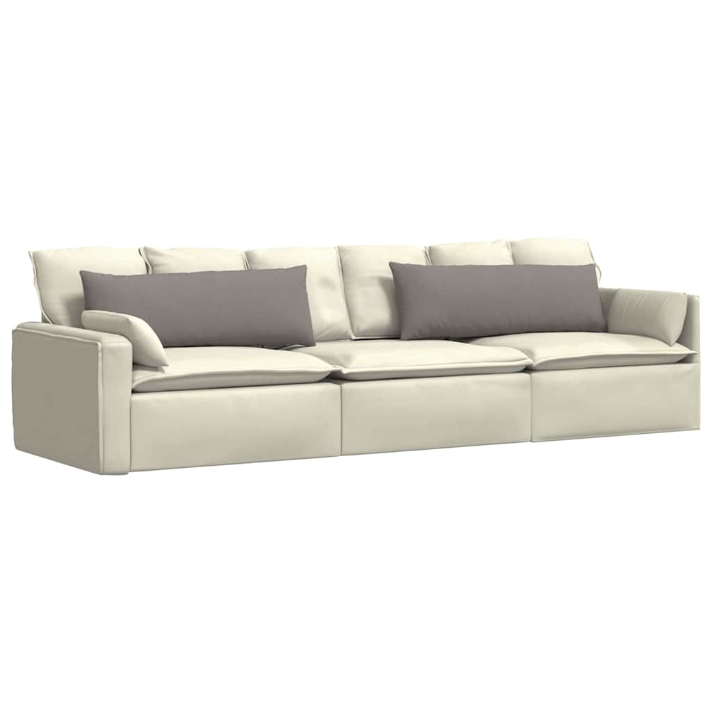 Sofa Pagalvės 2 pcs Taupe 120 x 40 cm audinys