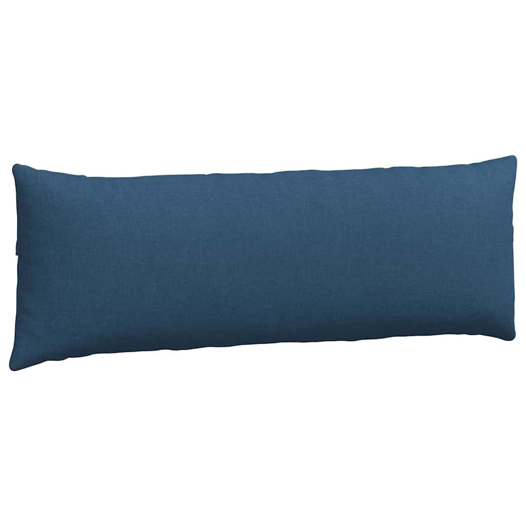 Sofa Pillows 2 pcs Blue 120 x 40 cm fabric