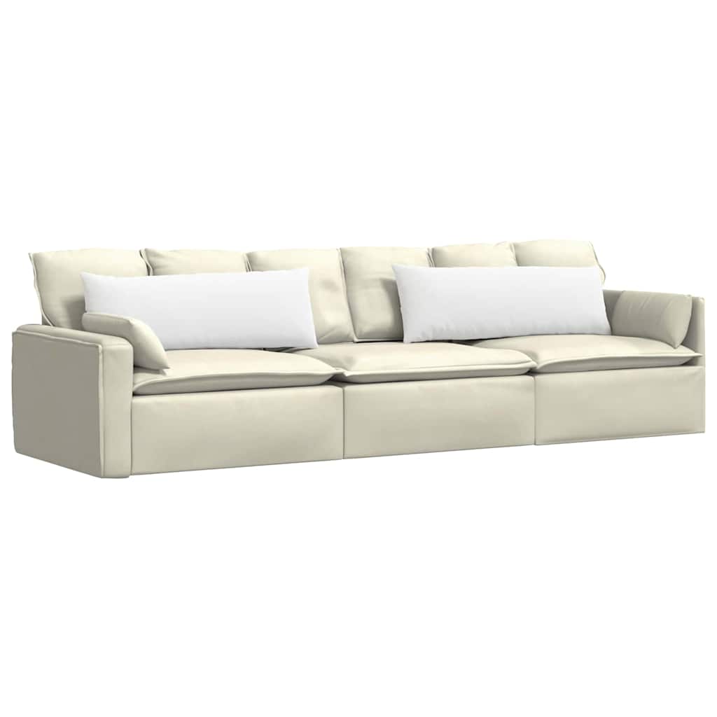 Sofa Pagalvės 2 pcs Balta 120 x 40 cm audinys