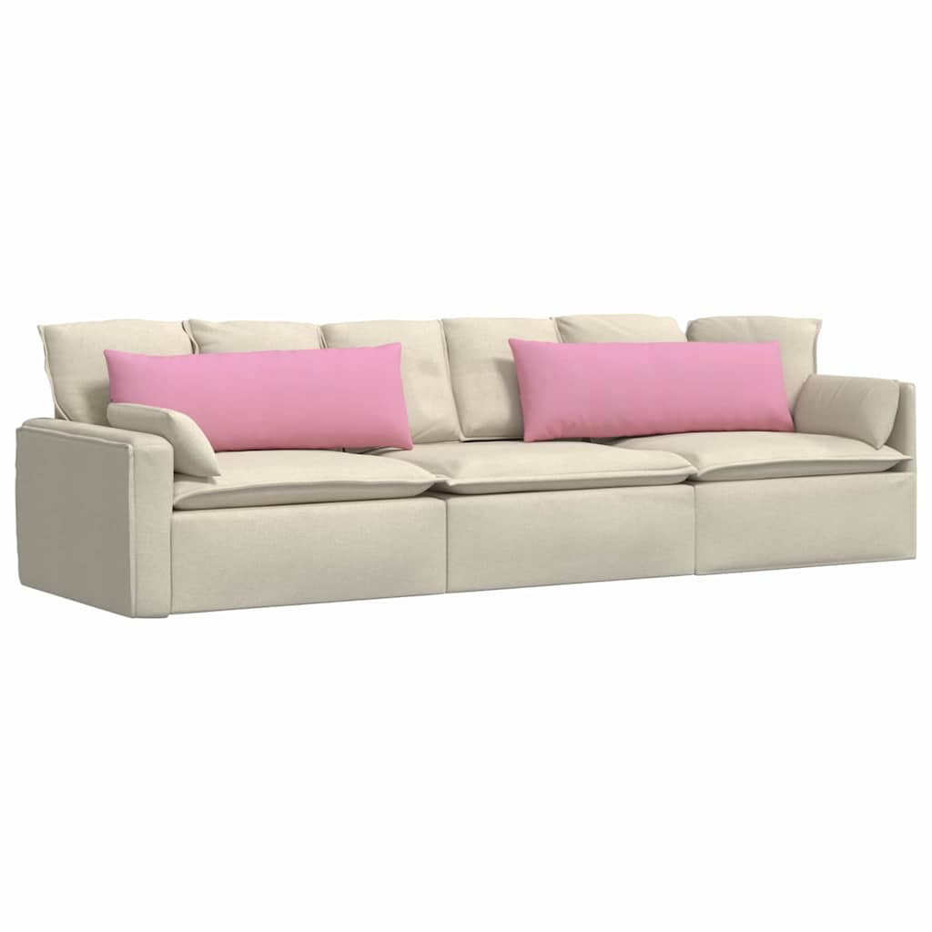 Sofa Pagalvės 2 pcs Rožinė 120 x 40 cm audinys