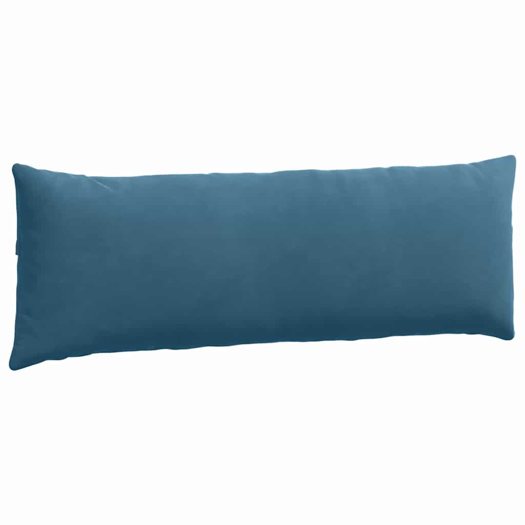 Sofa Pagalvės 2 pcs Mėlyna 120 x 40 cm Kordūrinis audinys