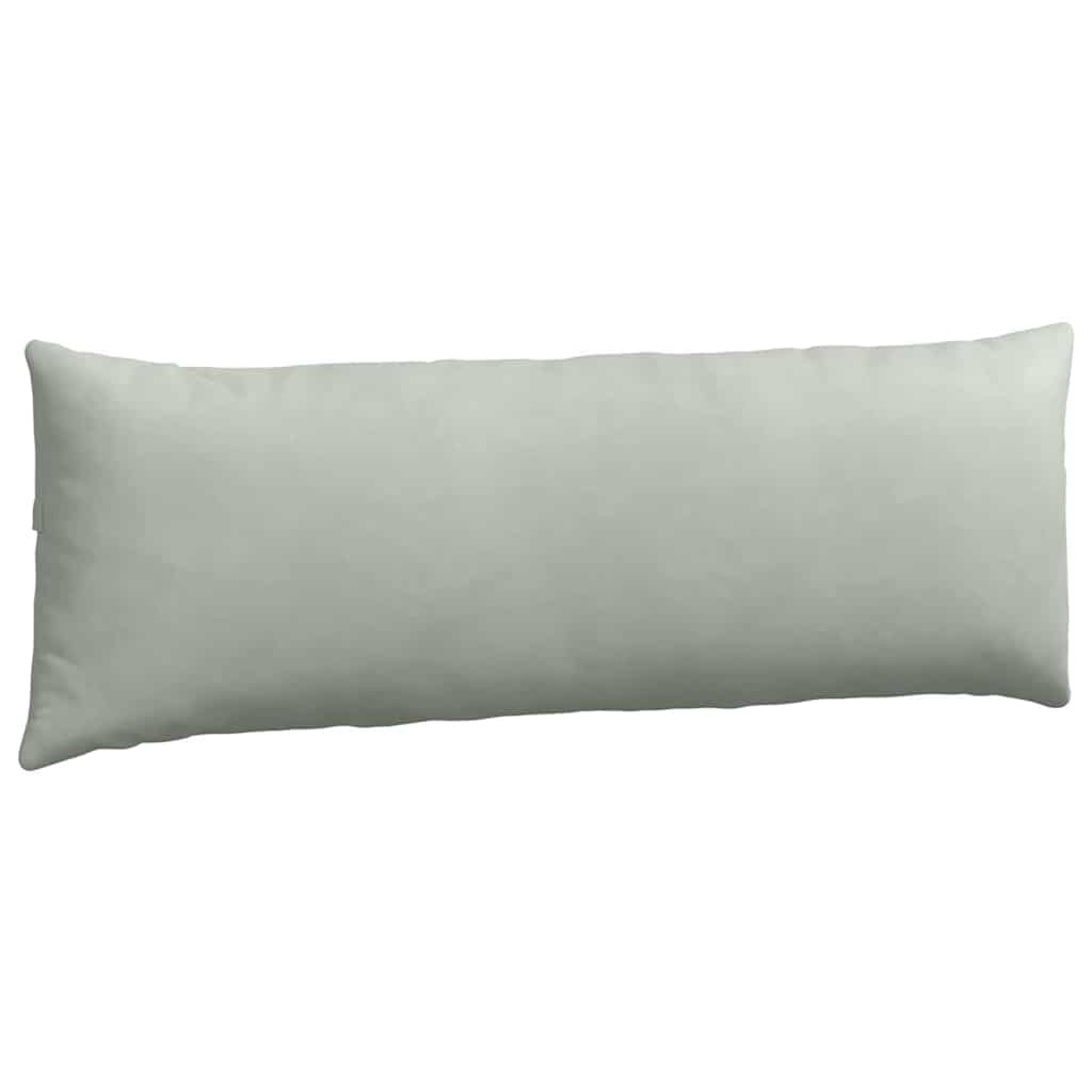 Sofa Pagalvės 2 pcs Šviesiai pilka 120 x 40 cm