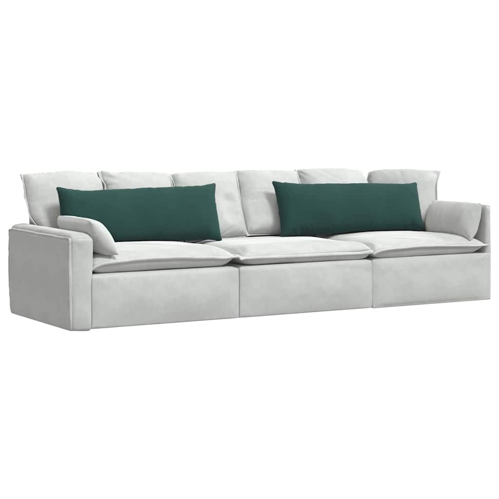 Sofa Pagalvės 2 pcs Tamsiai žalia 120 x 40 cm