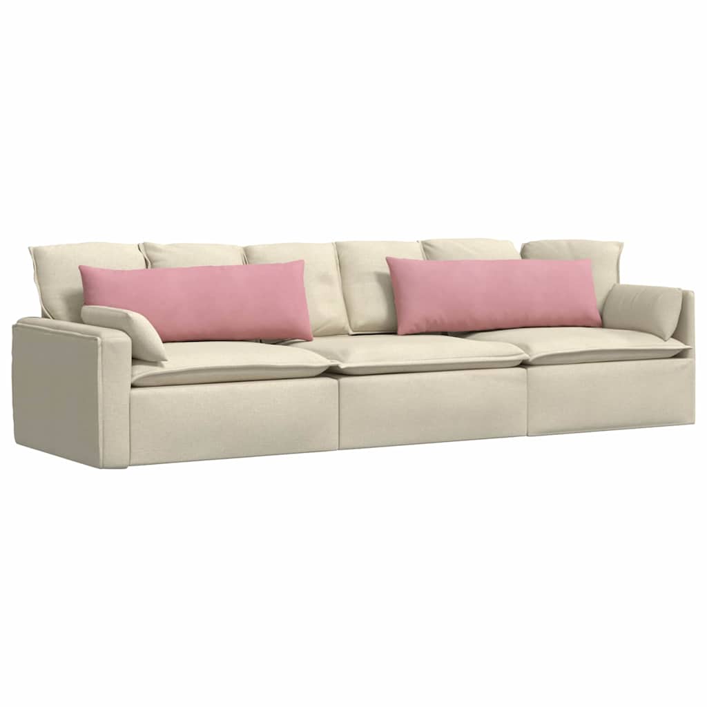 Sofa Cushions 2 pcs Pink 120 x 40 cm Cordura Fabric