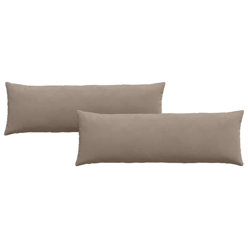 Sofa Pagalvės 2 pcs Taupe 120 x 40 cm audinys