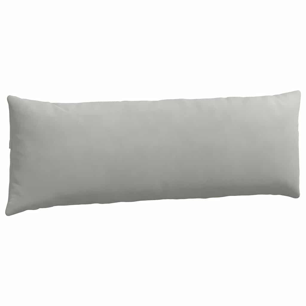 Sofa Pagalvės 2 pcs Šviesiai pilka 120 x 40 cm audinys